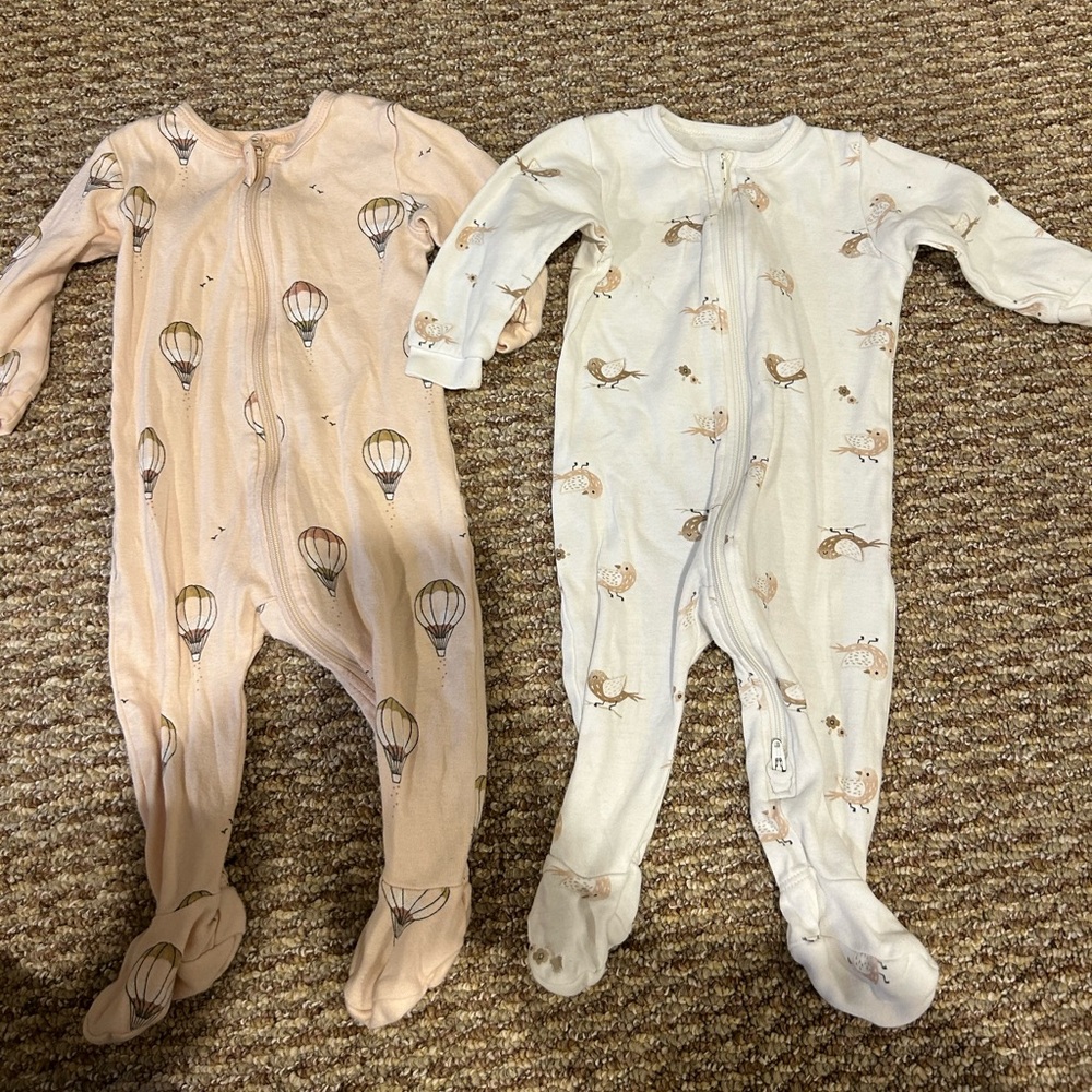 Petit lem footed pajamas 6 mo